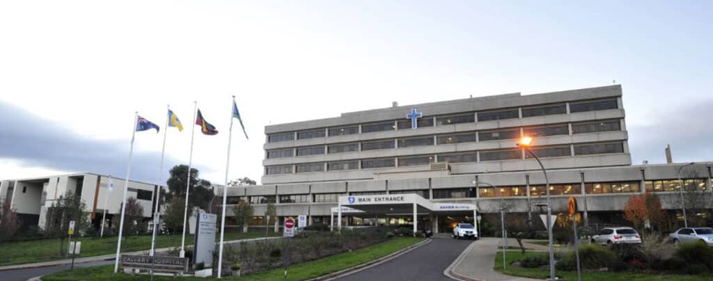 Calvary hospital main entrance