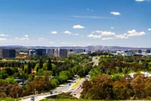 Canberra view of the city