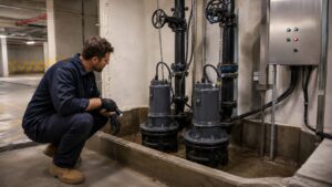 Industrial maintenance inspection in progress image by ai